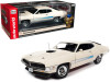 1971 Ford Torino GT Wimbledon White Blue Laser Stripes Class of 1971 American Muscle 30th Anniversary 1991 2021 1/18 Diecast Model Car Auto World AMM1256