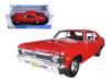 1970 Chevrolet Nova SS Coupe Red 1/18 Diecast Model Car Maisto 31132