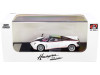 Pagani Huayra Roadster White Metallic Carbon Red Stripes 1/64 Diecast Model Car LCD Models 64015