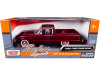 1960 Ford Ranchero Pickup Burgundy Metallic 1/24 Diecast Model Car Motormax 79321