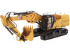CAT Caterpillar 352 Ultra High Demolition Hydraulic Excavator with Operator Two Interchangeable Booms High Line Series 1/50 Diecast Model Diecast Masters 85663