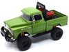 1958 Chevrolet Apache Fleetside Pickup Truck Off Road Green 1/24 Diecast Model Motormax 79135