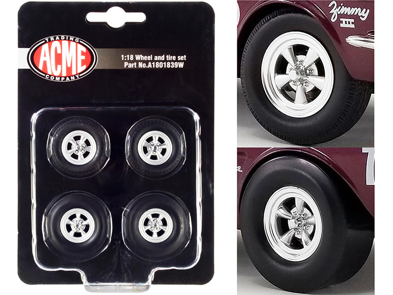 A/FX Drag Wheel and Tire Set of 4 pieces from 