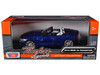 2010 BMW Z4 Convertible Blue 1/24 Diecast Model Car Motormax 73349