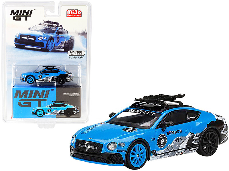 Bentley Continental GT #9 Catie Munnings GP Ice Race 2020 Limited Edition to 1800 pieces Worldwide 1/64 Diecast Model Car True Scale Miniatures MGT00247