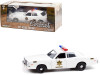 1975 Dodge Coronet White Hazzard County Sheriff 1/24 Diecast Model Car Greenlight 84104
