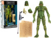 The Creature from the Black Lagoon 6.75" Moveable Figurine Spear Gun Fishing Net Alternate Head Hands Universal Monsters Series Jada 31961