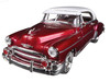 1950 Chevrolet Bel Air Metallic Dark Red Custom 1/18 Diecast Car Model Motormax 79007