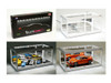 White Collectible Display Show Case Illumicase+ with LED Lights and Mirror Base and Back for 1/64 1/43 1/32 1/24 1/18 Scale Models Illumibox MJ7710 MW