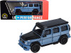 Mercedes-AMG G 63 LBWK China Blue Matt Black LB Performance 1/64 Diecast Model Car Paragon PA-55167