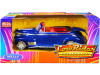1941 Chevrolet Special Deluxe Convertible Candy Blue Metallic Red Interior Low Rider Collection 1/24 Diecast Model Car Welly 22411