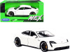 Porsche Taycan Turbo S White NEX Models 1/24 Diecast Model Car Welly 24107