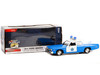 1974 Dodge Monaco Blue and White CPD Chicago Police Department Illinois Hot Pursuit Series 1/24 Diecast Model Car Greenlight 85541