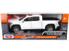 2019 GMC Sierra 1500 SLT Crew Cab 4x4 Pickup Truck Sunroof White Timeless Legends Series 1/24 1/27 Diecast Model Car Motormax 79361