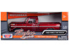 1969 Ford F-100 Pickup Truck Burgundy 1/24 Diecast Car Model Motormax 79315