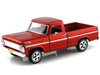 1969 Ford F-100 Pickup Truck Burgundy 1/24 Diecast Car Model Motormax 79315