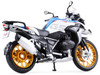 BMW R1250 GS White Blue Red Stripes 1/12 Diecast Motorcycle Model Maisto 31101-20100