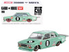 Datsun 510 Pro Street KDO510 Light Green Designed by Jun Imai Kaido House Special 1/64 Diecast Model Car True Scale Miniatures KHMG008