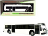 Proterra ZX5 Battery-Electric Transit Bus Blank White The Bus & Motorcoach Collection 1/87 HO Diecast Model Iconic Replicas 87-0243