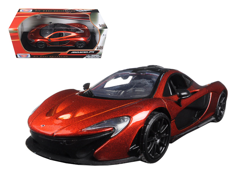 Mclaren P1 Orange 1 24 Diecast Model Car By Motormax