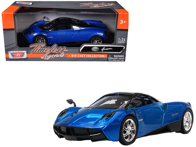 Pagani Huayra Blue 1/24 Diecast Car Model Motormax 79312