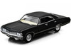 1967 Chevrolet Impala Sport Sedan Tuxedo Black Hobby Exclusive 1/64 Diecast Model Car Greenlight 30333