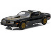 1977 Pontiac Firebird Trans Am T/A Starlite Black Golden Eagle Hood and Stripes 1/24 Diecast Model Car Greenlight 84036