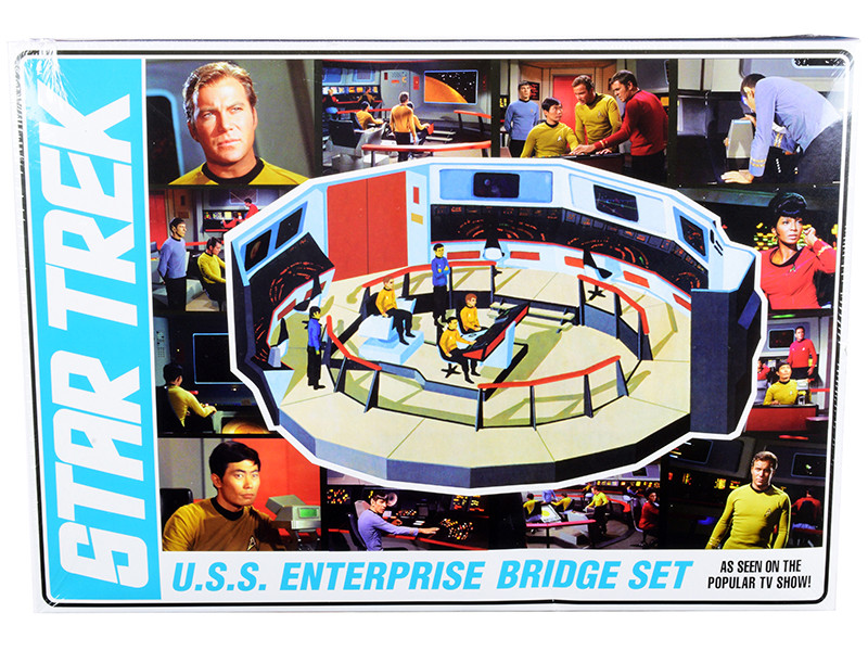 Skill 2 Model Kit U.S.S. Enterprise Command Bridge Set 
