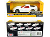 1997 Chevrolet Corvette C5 Coupe White Red Interior History of Corvette Series 1/24 Diecast Model Car Motormax 73210
