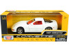 1997 Chevrolet Corvette C5 Coupe White Red Interior History of Corvette Series 1/24 Diecast Model Car Motormax 73210