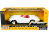 1967 Chevrolet Corvette C2 Convertible White Red Interior History of Corvette Series 1/24 Diecast Model Car Motormax 73224
