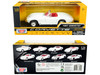 1967 Chevrolet Corvette C2 Convertible White Red Interior History of Corvette Series 1/24 Diecast Model Car Motormax 73224