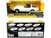 1979 Chevrolet Corvette C3 White Black Top Red Interior History of Corvette Series 1/24 Diecast Model Car Motormax 73244