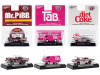 3 Sodas Set of 3 pieces Release 5 Limited Edition 9600 pieces Worldwide 1/64 Diecast Model Cars M2 Machines 52500-A05