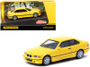 BMW M3 E36 Yellow Special Edition 1/64 Diecast Model Car Schuco & Tarmac Works T64S-011-YL