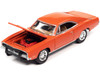 1969 Dodge Charger R/T Orange Country Charger 1/64 Diecast Model Car Johnny Lightning JLSP206