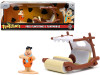 Flintmobile Fred Flintstone Diecast Figurine The Flintstones Hollywood Rides Series 1/32 Diecast Model Car Jada 33382