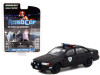 1986 Ford Taurus LX Matt Black Detroit Police RoboCop 1987 Movie Hollywood Series Release 34 1/64 Diecast Model Car Greenlight 44940 D
