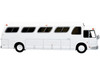 1966 GM PD4107 Buffalo Coach Bus Blank White Vintage Bus Motorcoach Collection 1/87 Diecast Model Iconic Replicas 87-0288