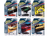 Muscle Cars USA 2022 Set A 6 pieces Release 1 1/64 Diecast Model Cars Johnny Lightning JLMC029A