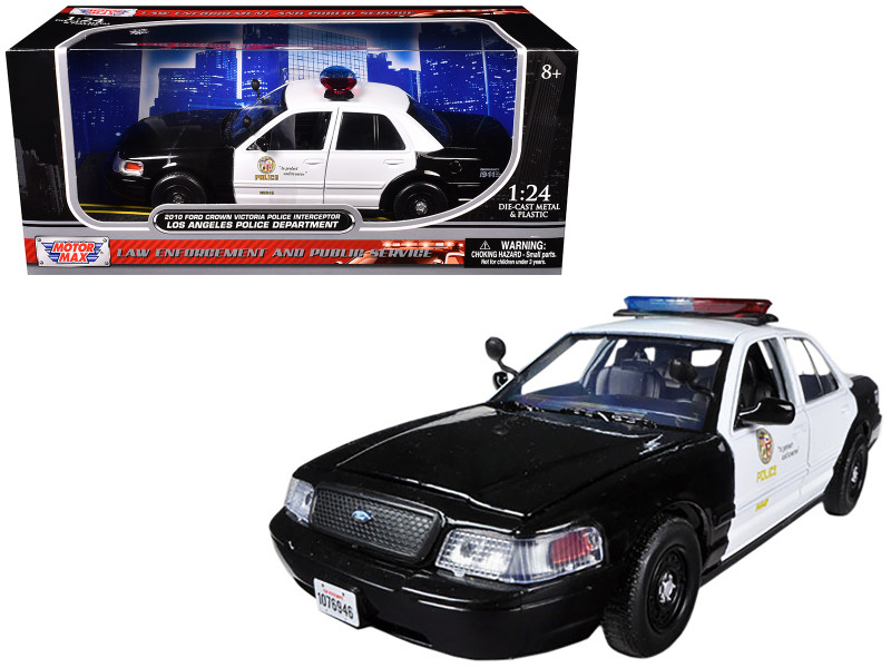 2010 Ford Crown Victoria LAPD Los Angeles Police Department Car 1/24 Diecast Car Model Motormax 76946