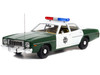 1975 Plymouth Fury Green White Capitol City Police 1/18 Diecast Model Car Greenlight 19116