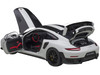 Porsche 911 991.2 GT2 RS Weissach Package White Carbon Stripes 1/18 Model Car Autoart 78171
