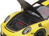 Porsche 911 991.2 GT2 RS Weissach Package Racing Yellow Carbon Stripes 1/18 Model Car Autoart 78172