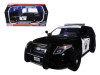 2015 Ford Interceptor Police Utility California Highway Patrol CHP Black White 1/24 Diecast Model Car Motormax 76955