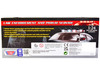 2015 Ford Interceptor Unmarked Police Car with Light Bar White 1/24 Diecast Model Car Motormax 76959