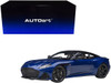 Aston Martin DBS Superleggera RHD Right Hand Drive Zaffre Blue Metallic Carbon Top Carbon Accents 1/18 Model Car Autoart 70294