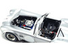 Shelby Cobra 427 S/C Silver Metallic with White Stripes 1/18 Diecast Model Car Kyosho 08047S