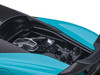 McLaren 600LT Fistral Blue and Carbon 1/18 Model Car Autoart 76083