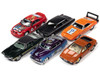 Pop Culture 2022 Set of 6 Cars Release 1 1/64 Diecast Model Cars Johnny Lightning JLPC006